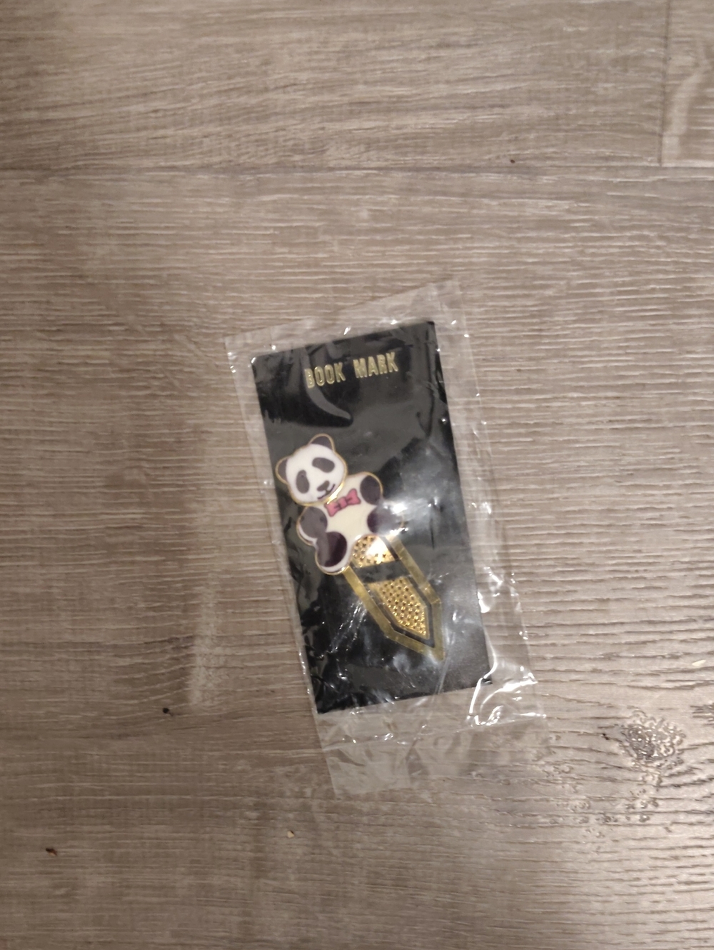 Vintage Panda Bookmark